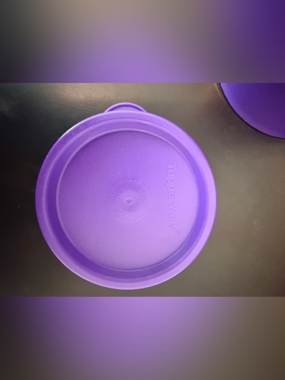 Tupperware Set of 4 Grape Fizz Purple Stacking 12oz/ 350ml Tumblers w/lids - Picture 7 of 10